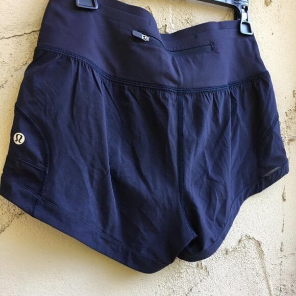 RARE Lululemon Pace Perfect Short 3" Midnight Navy - Picture 2 of 7